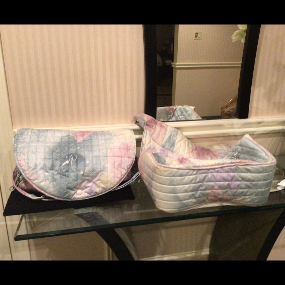 💕💕Hot Pick💕💕Vintage bundled peg pergo stroller diaper bag & cover